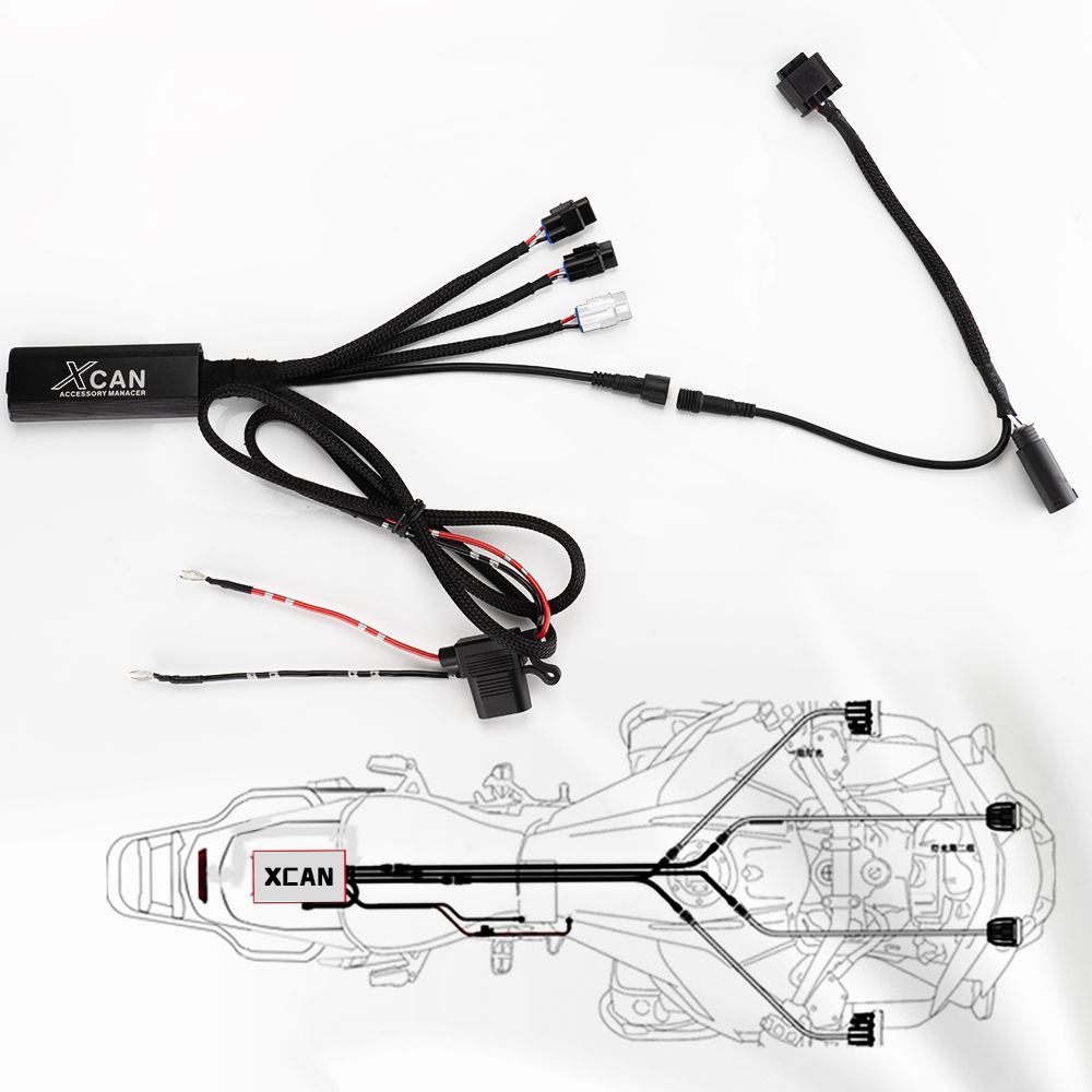 Motorfans BMW X-CAN LED Light Control System for BMW GS/GSA Models