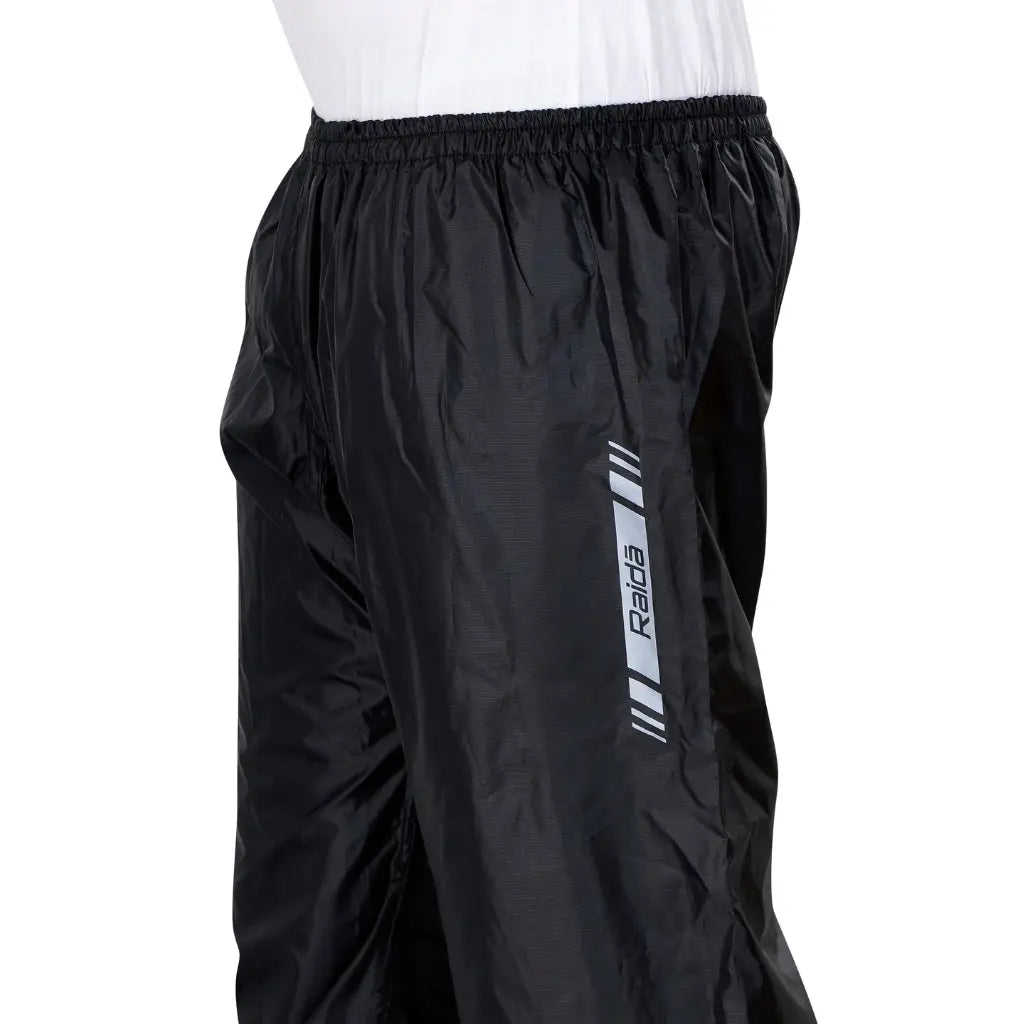 Raida Drymax 15K Rainpants in Black Color – Waterproof Riding Rain Pant With 15,000Mm Protection, Best Rain Pants for Bike Riders, Long Touring, Road Trips, Bike Trips, Best Waterproof Pants in India for monsoon