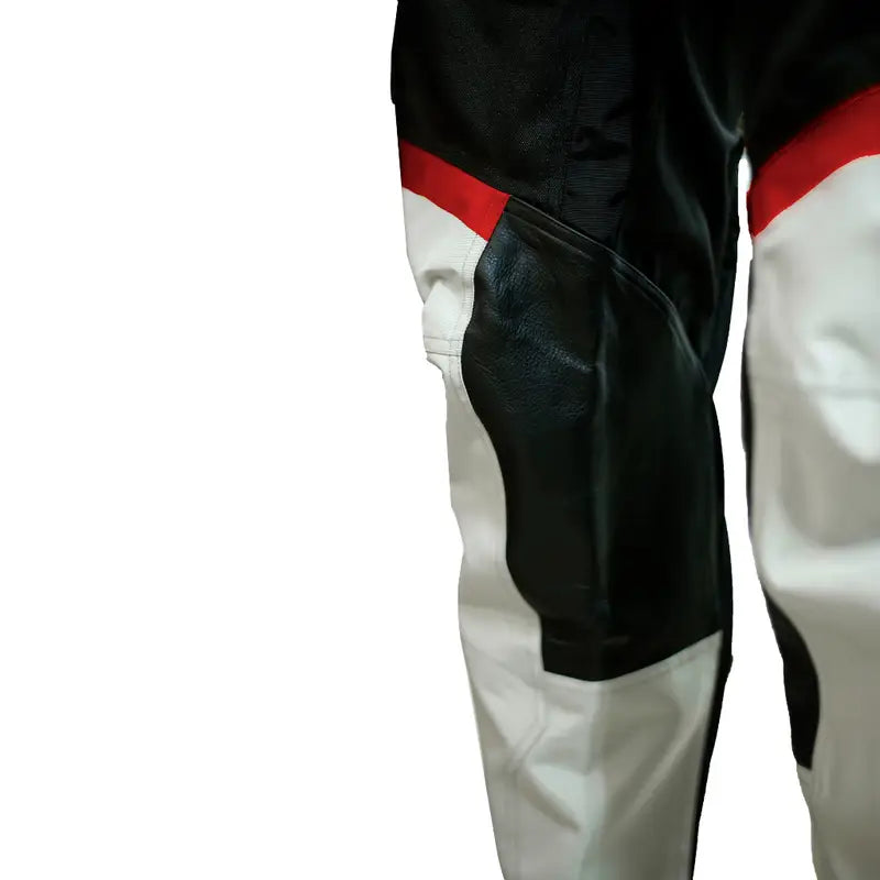 Raida Trailcraft Off-Road Riding Pants in Grey Red color – Heavy-Duty Mx Pants With Heat Shield & Cordura®. Best Riding Pant in India, Best Bike Pants for off roading, best off road pants
