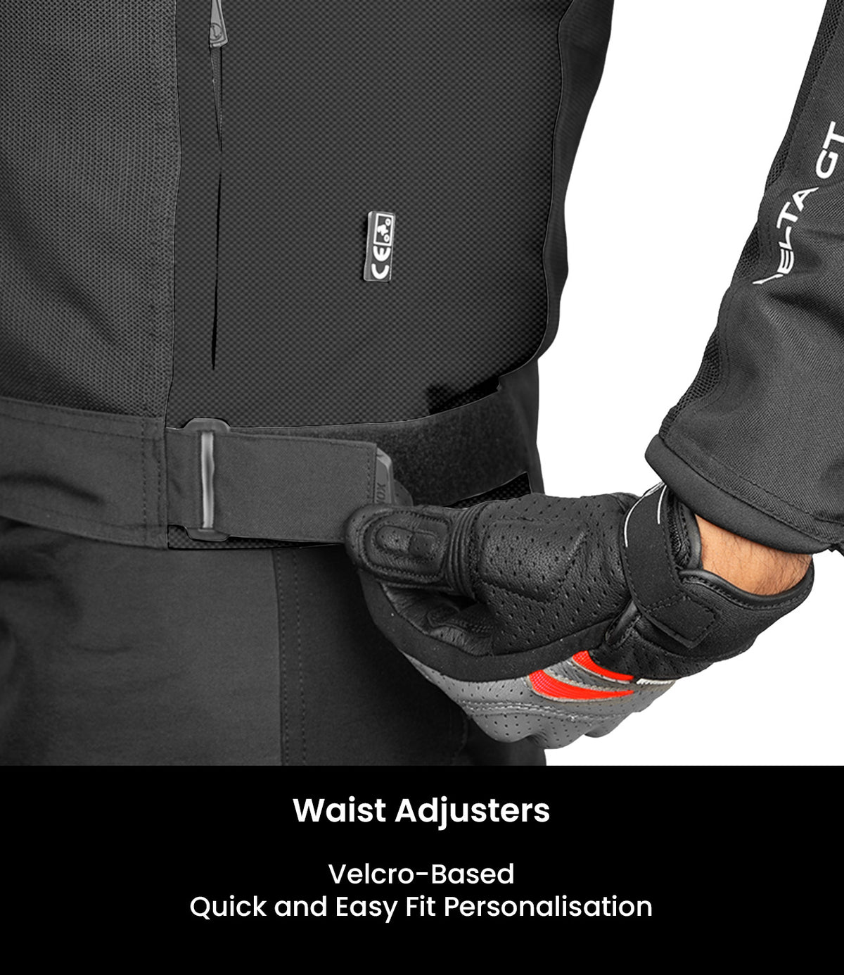 Rynox DELTA GT Sports Riding Jacket in Black Green Color | CE Level 2 Protection, Moto Sport Touring & Summer Mesh Ventilation, Best Riding Gear in India, Best Riding Jackets for Bike riders made for Indian Roads. Motorcycle Jackets for Long touring and road trips