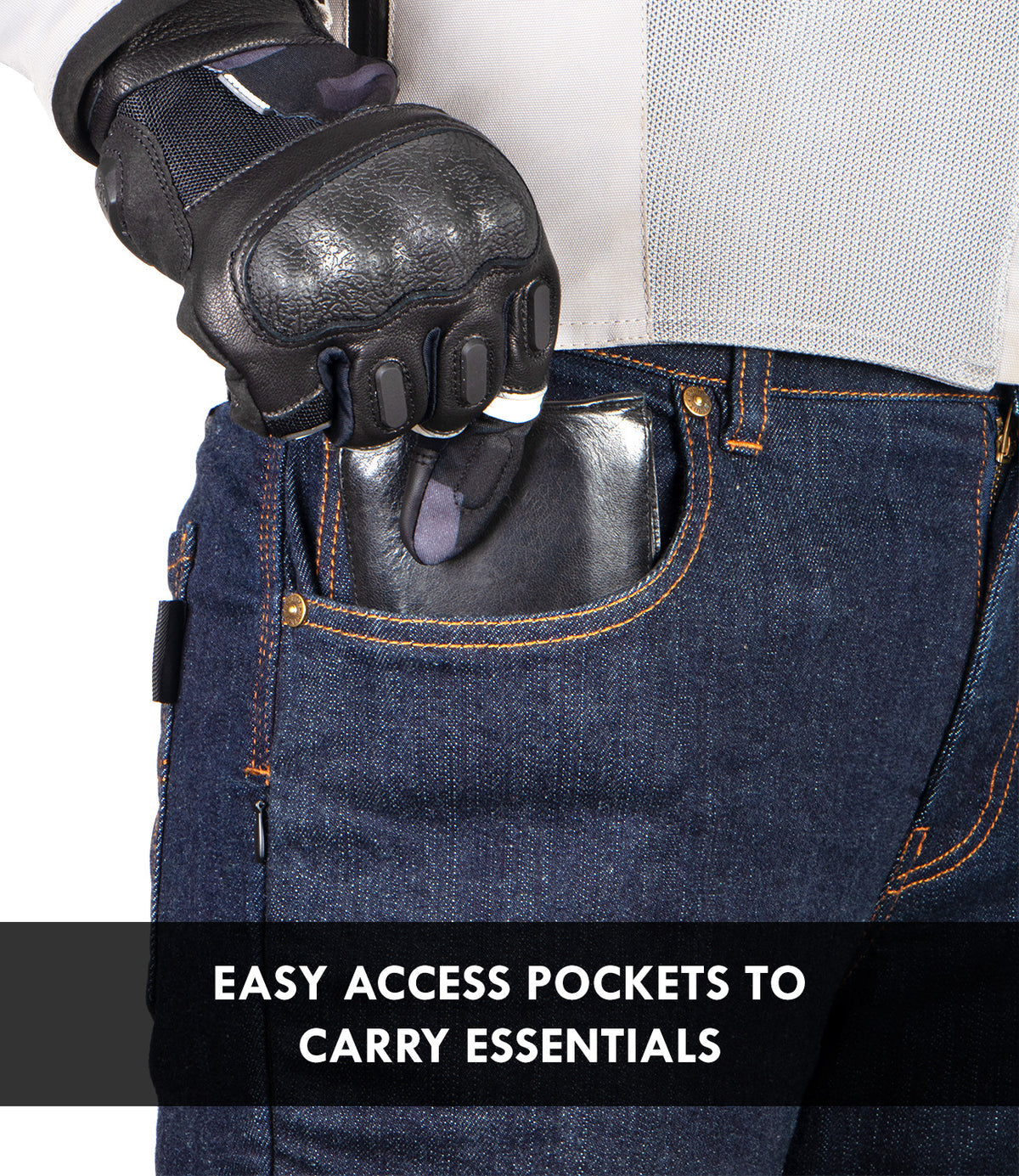 Rynox Downtown Pro Riding Pants for Long Touring - Motorcycle Jeans with D3O®️ Protection & DuPont Kevlar Liner, Best Riding pants in india for indian roads, motorcycle jeans with safety protection for long touring and road trips for indian bikes and motorcycles.