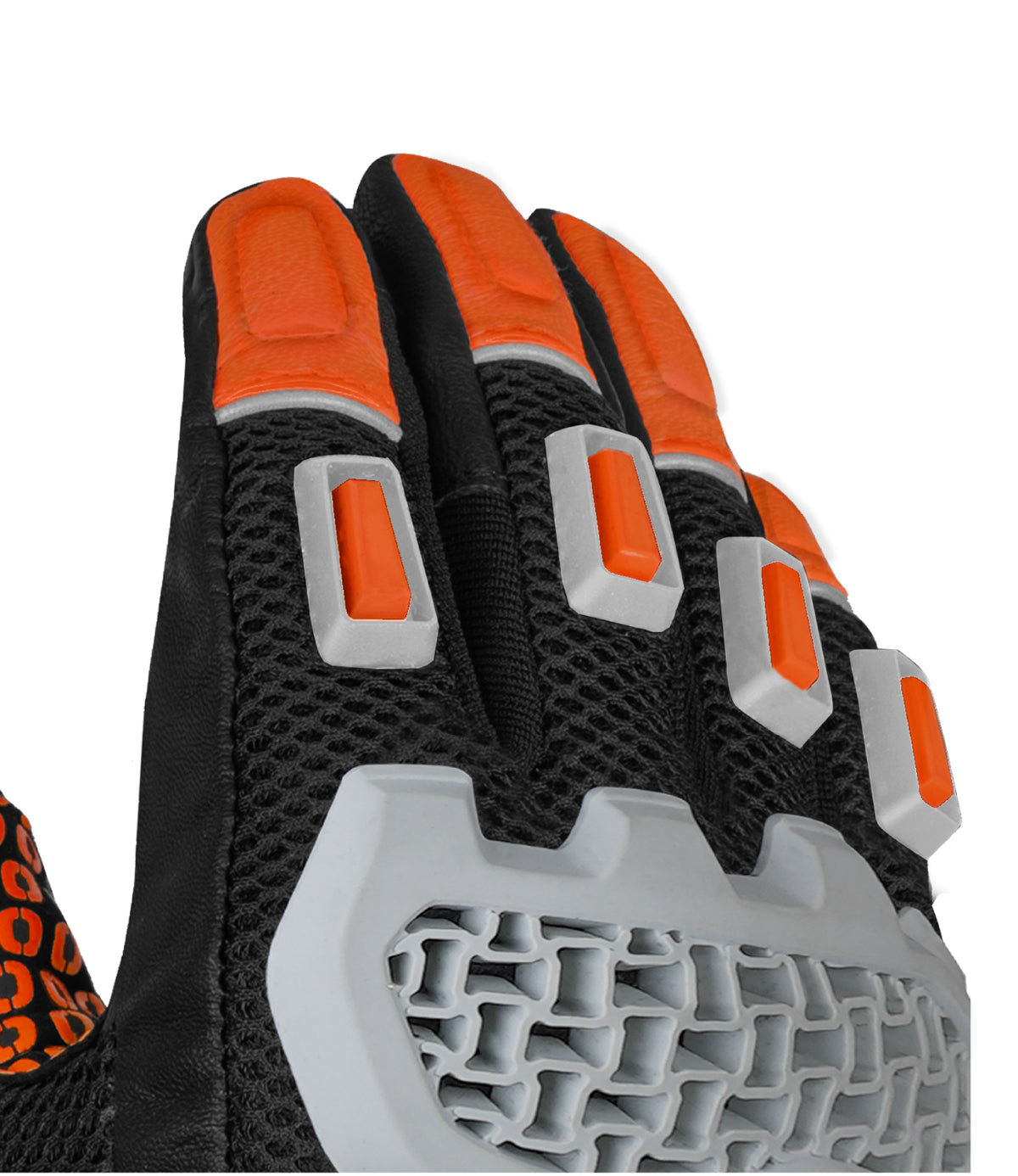 Rynox Gravel Dualsport Riding Gloves in Orange Blue Black Color - Motocross, Off-Road riding gloves, Best riding gloves in india for off road bikes like impulse, Riding gloves for dirt bike motorcycle
