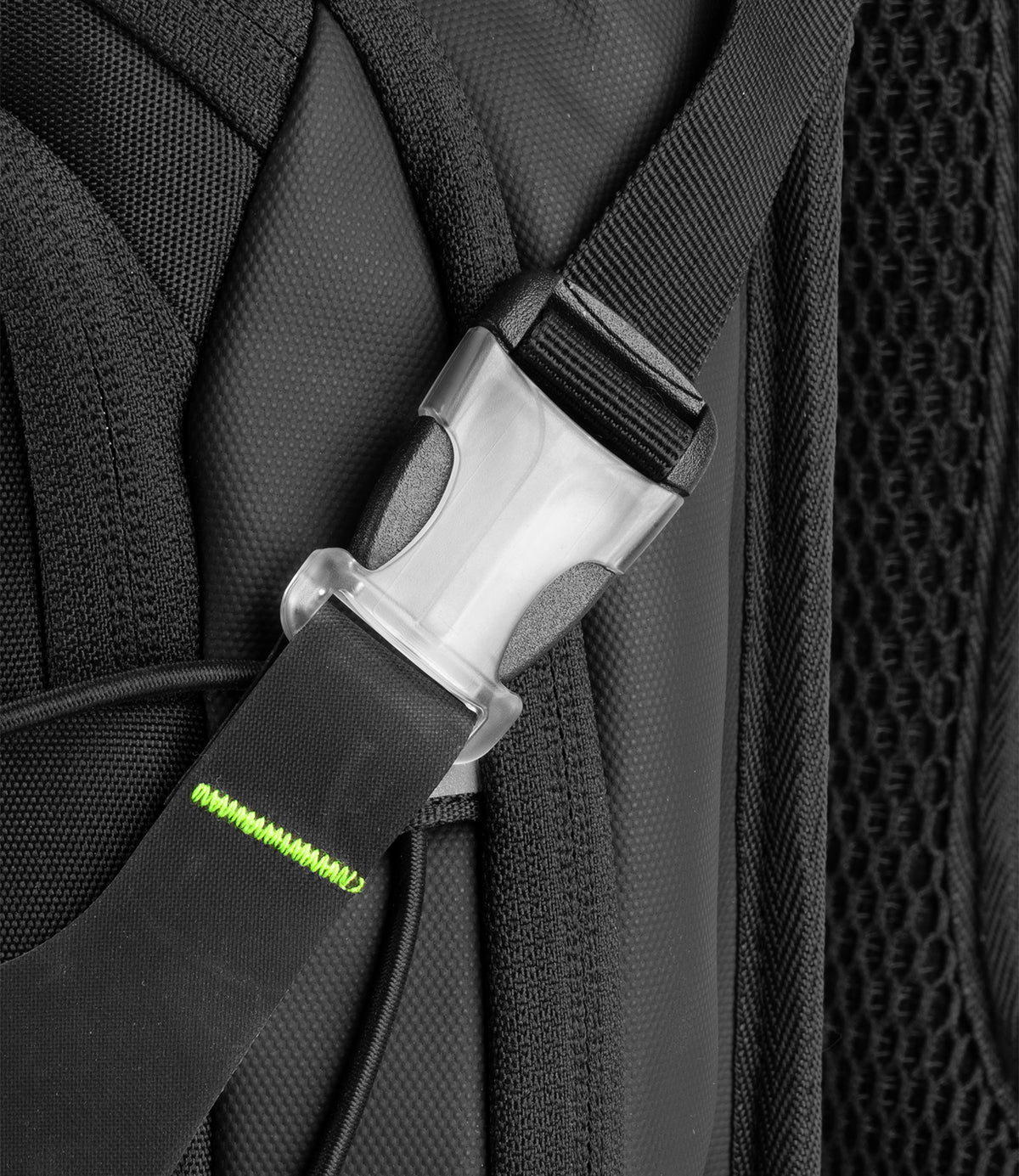 Rynox Navigator Hydration Backpack in Black Green color - Versatile Outdoor Adventure Gear, Durable & Hydration-Ready, Best Hydration Backpack sack in India for long touring, road trips and adventure tours,