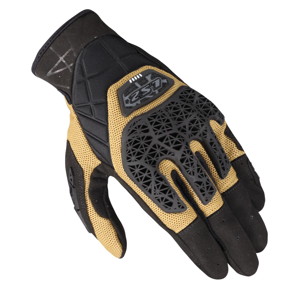 LS2 Riding Gloves All Terrain II Black Sand Brown