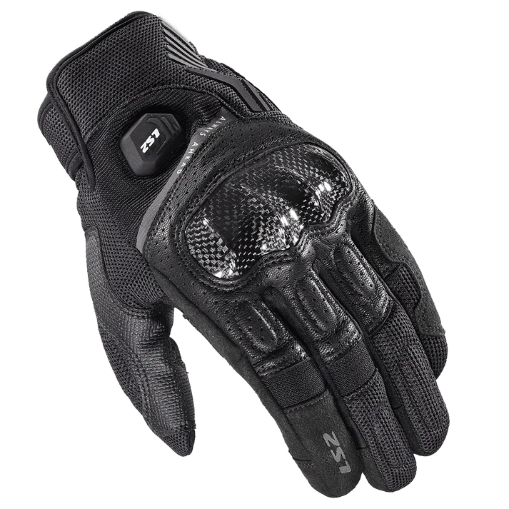 LS2 Riding Gloves Atom Black