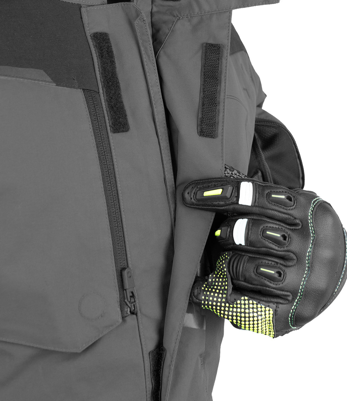 Rynox Advento Pro ADV Riding Jacket in Black Grey Color | CE Level 2 Protection, Lightweight & All-Terrain Touring Jacket, Best Riding Jacket in India for Bike Riders for Indian Roads, Best Touring Jacket for Road Trips and Long Touring specially designed for Indian Motorcycle Bikes