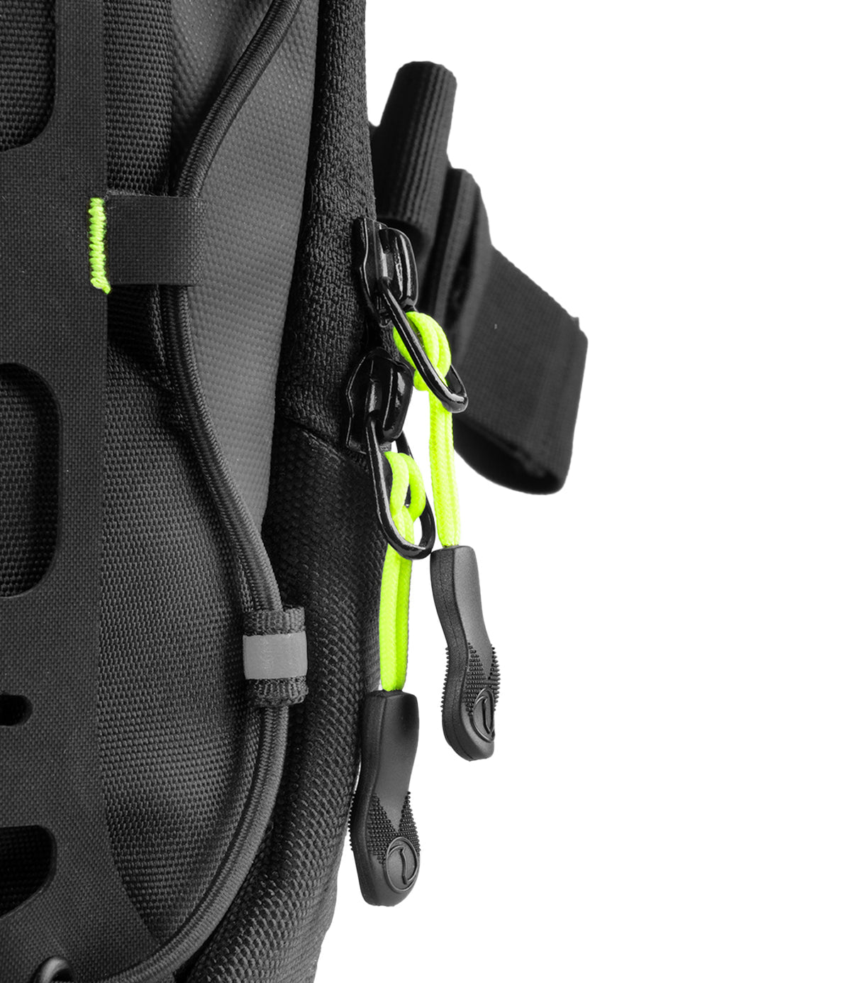 Rynox Navigator Hydration Backpack in Black Green color - Versatile Outdoor Adventure Gear, Durable & Hydration-Ready, Best Hydration Backpack sack in India for long touring, road trips and adventure tours,
