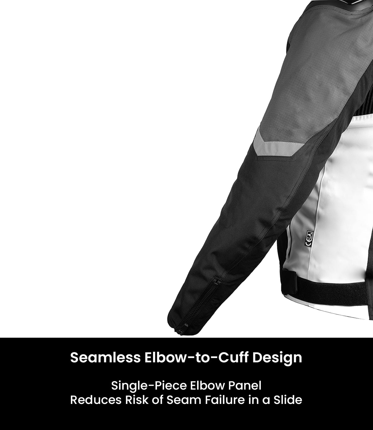 Rynox DELTA GT Sports Riding Jacket in Black White Color | CE Level 2 Protection, Moto Sport Touring & Summer Mesh Ventilation, Best Riding Gear in India, Best Riding Jackets for Bike riders made for Indian Roads. Motorcycle Jackets for Long touring and road trips