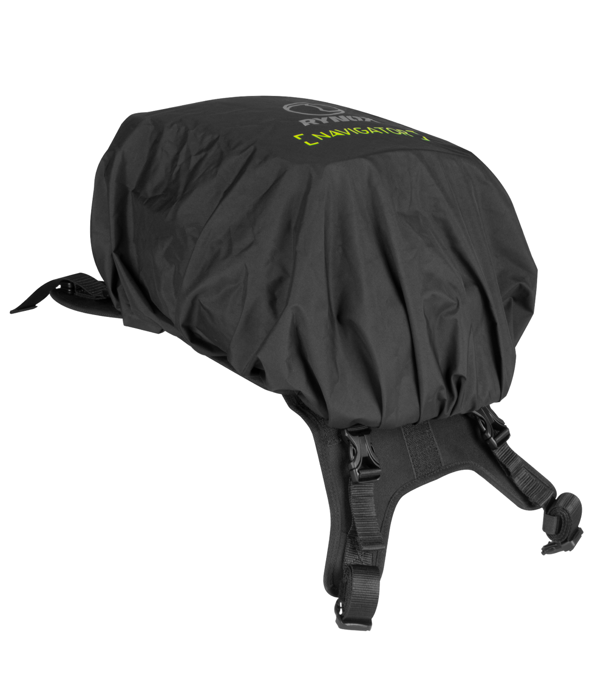 Rynox Navigator Tank Bag 15L Black Hi Viz Green - Durable, Expandable & Stormproof Adventure Motorcycle Luggage Bag, Best Bike Luggage Bag for Riders, Best ank bag for bikes in India for Long touring, Road trips, adventure rides
