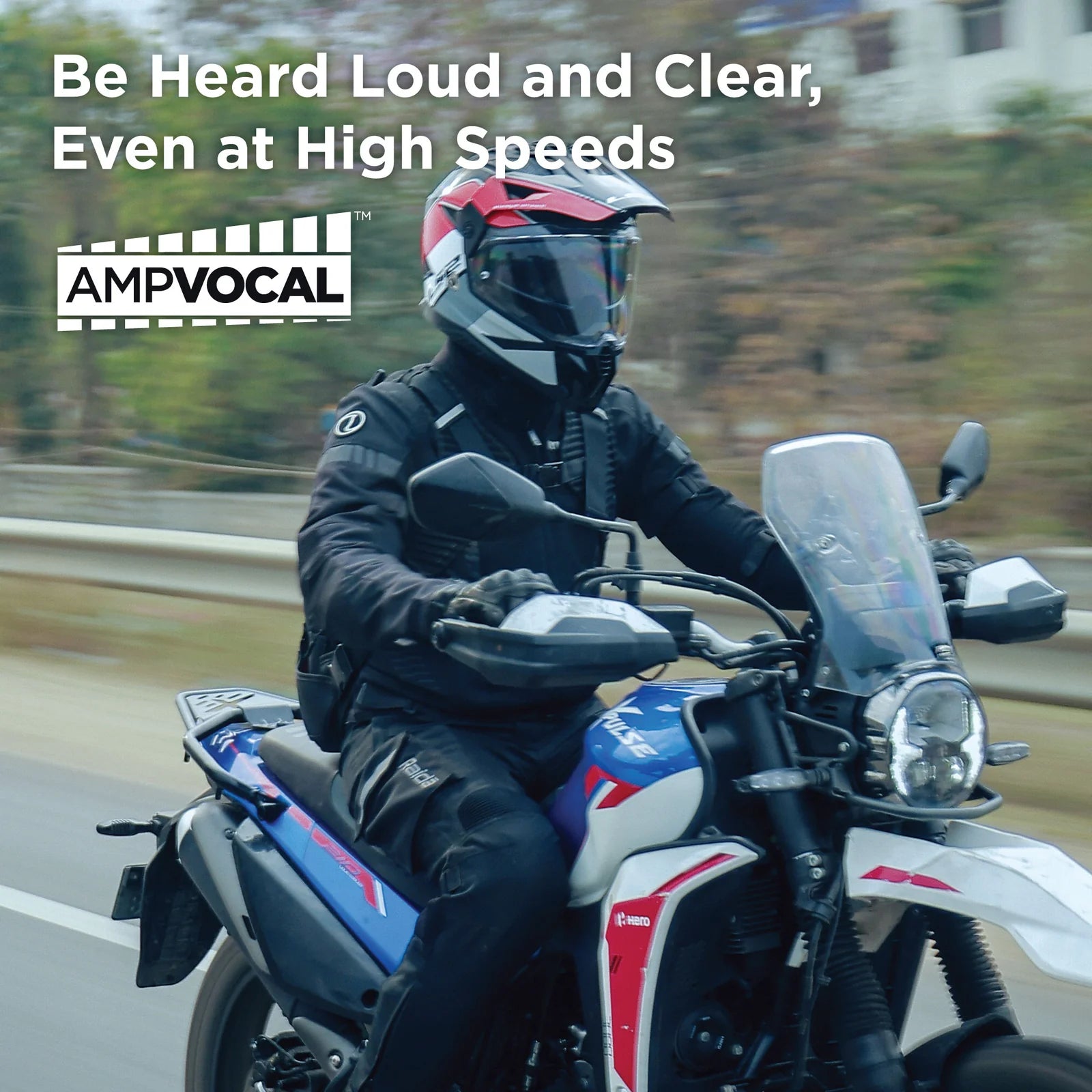 BluArmor C40 Motorcycle Bluetooth Helmet Intercom