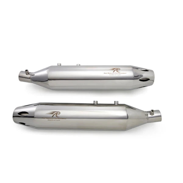Red Rooster Performance Exhaust Astral Pro for Royal Enfield Super Meteor 650 - Polish