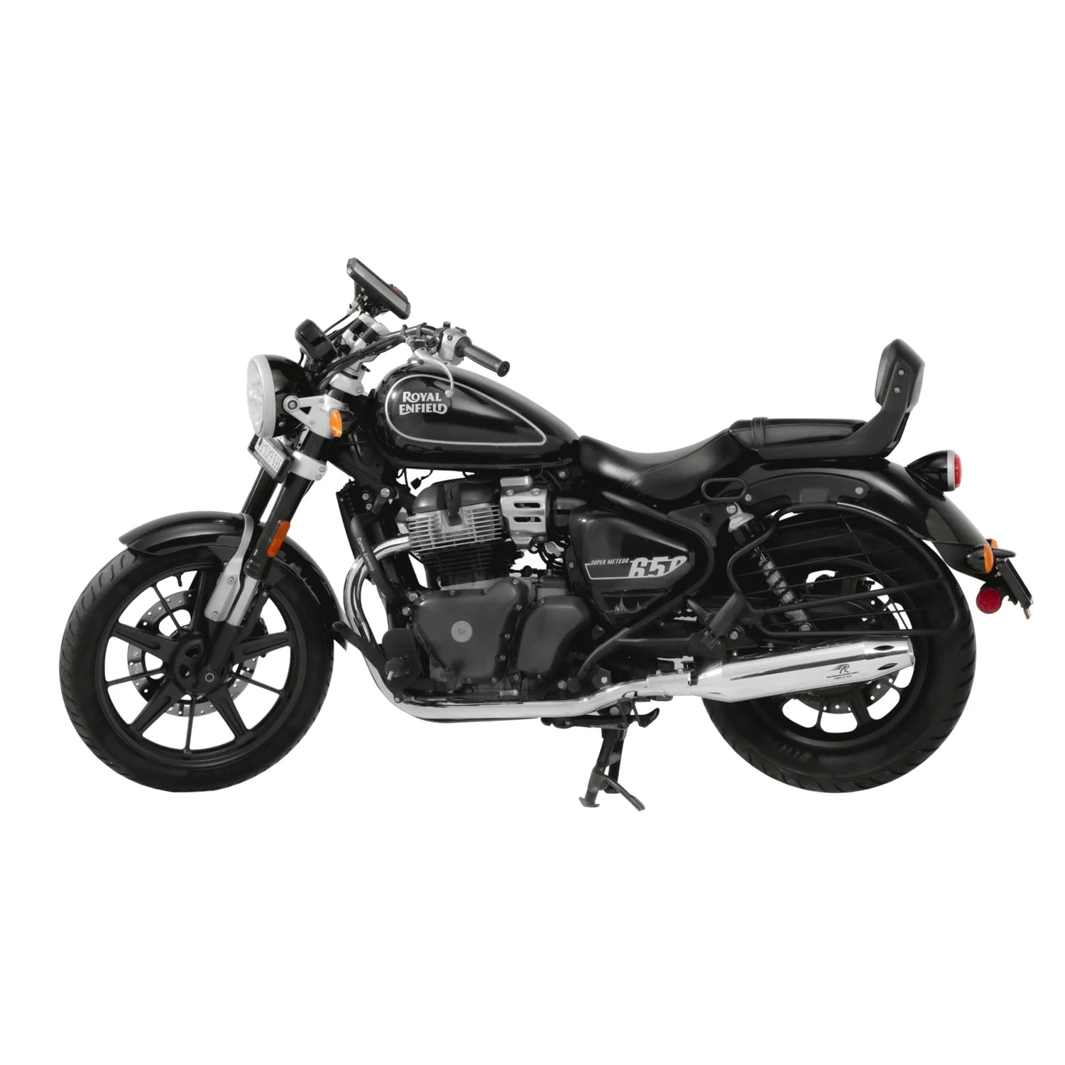 Red Rooster Performance Exhaust Astral Pro for Royal Enfield Super Meteor 650 - Polish