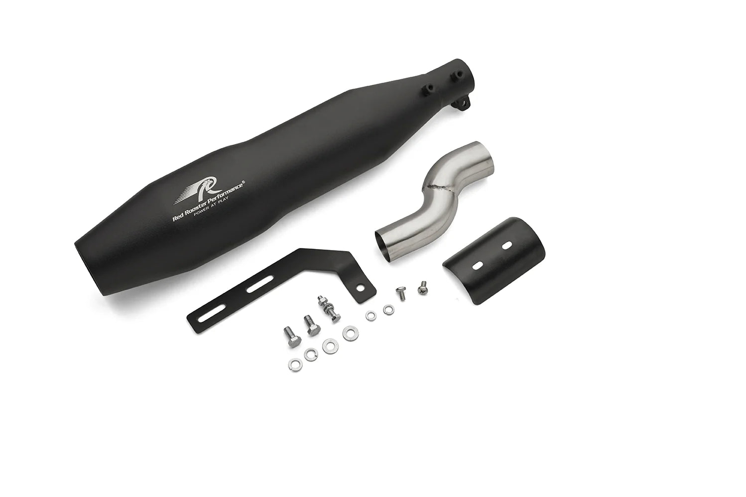 Red Rooster Performance Exhaust Blaze - Black for Triumph Speed T4
