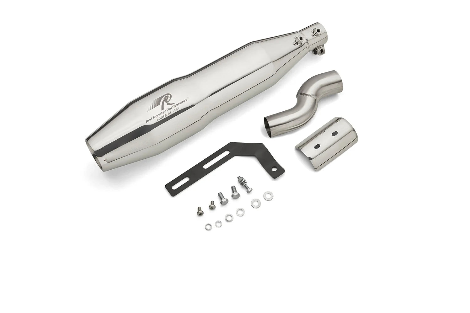 Red Rooster Performance Exhaust Blaze - Polish for Triumph Scrambler 400 X