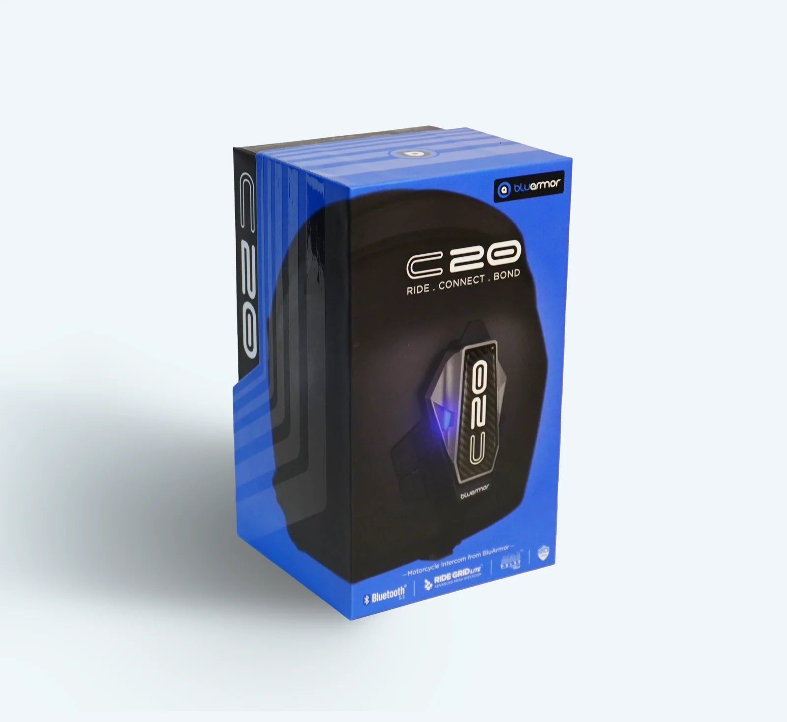 BluArmor C20 Motorcycle Bluetooth Helmet Intercom