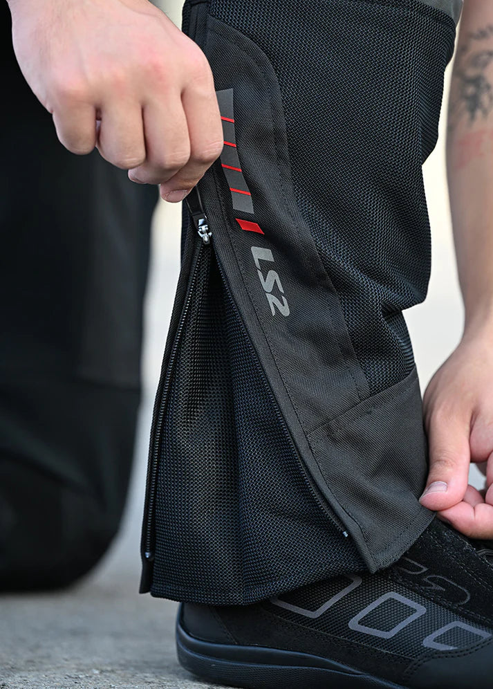 LS2 Riding Pants Como Air Man Pant Black Dark Grey