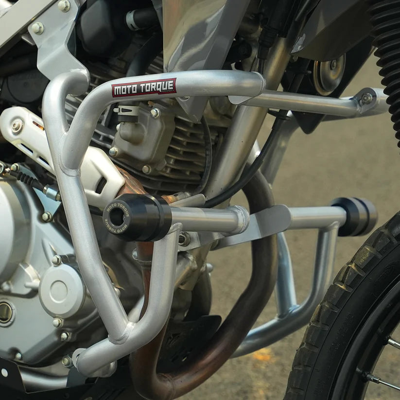 Moto Torque Crash Guard For Kawasaki KLX CBU - Silver