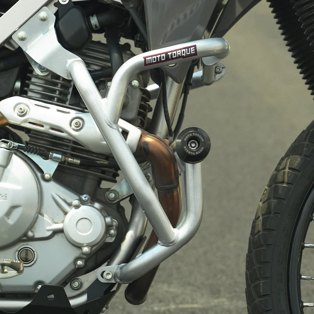 Moto Torque Crash Guard For Kawasaki KLX CBU - Silver