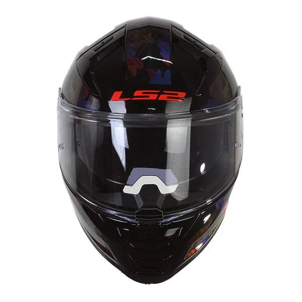 LS2 FF811 Vector II Kamo Gloss Black Blue