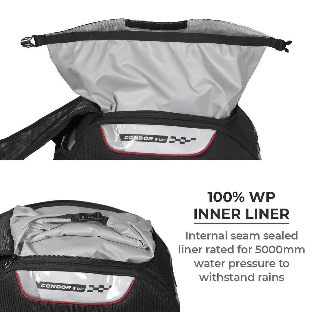 Viaterra Saddle Bag Condor 2Up 100% Waterproof