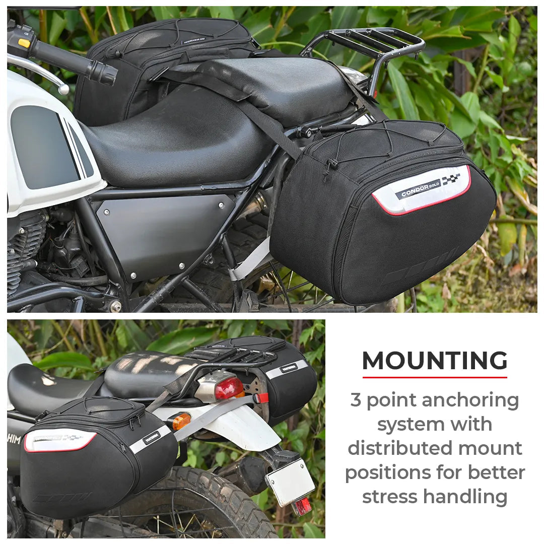 Viaterra Saddle Bag Condor Solo 100% Waterproof