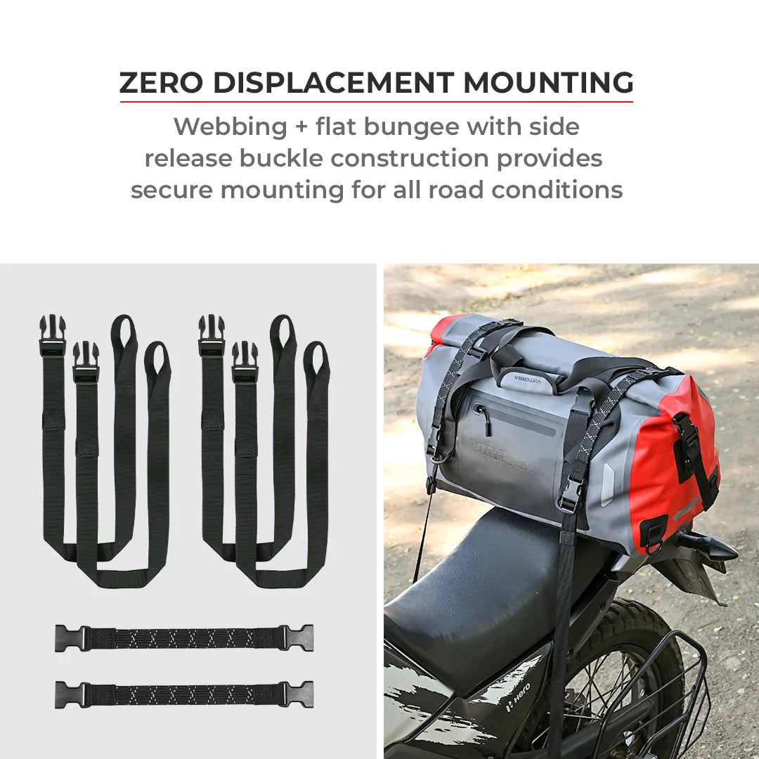 Viaterra Tail Bag Dry Bag 100% Waterproof 40L
