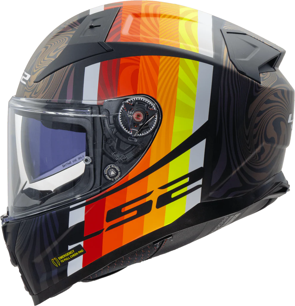 LS2 FF811 Vector II Freedom Matt Black Chameleon