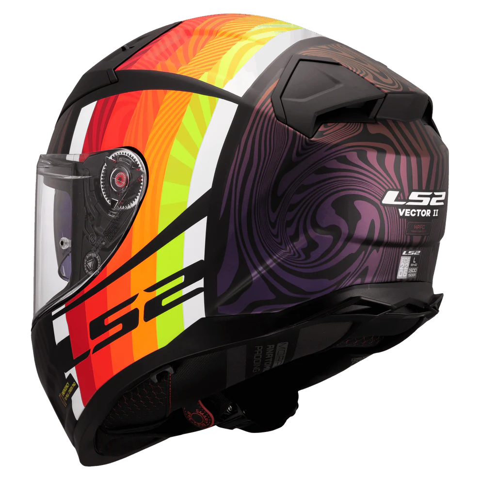 LS2 FF811 Vector II Freedom Matt Black Chameleon