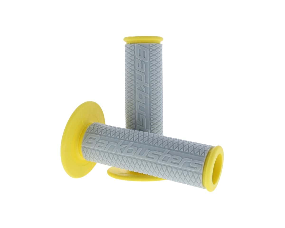 Barkbusters Handlebar Grips – Grey / Yellow