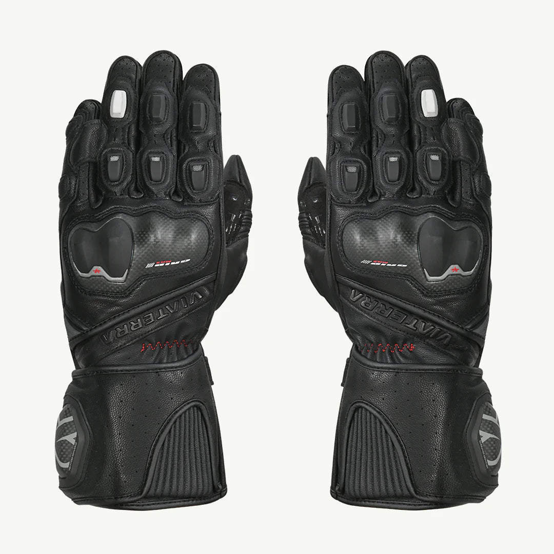 Viaterra Full Gauntlet Riding Gloves MK3 Grid
