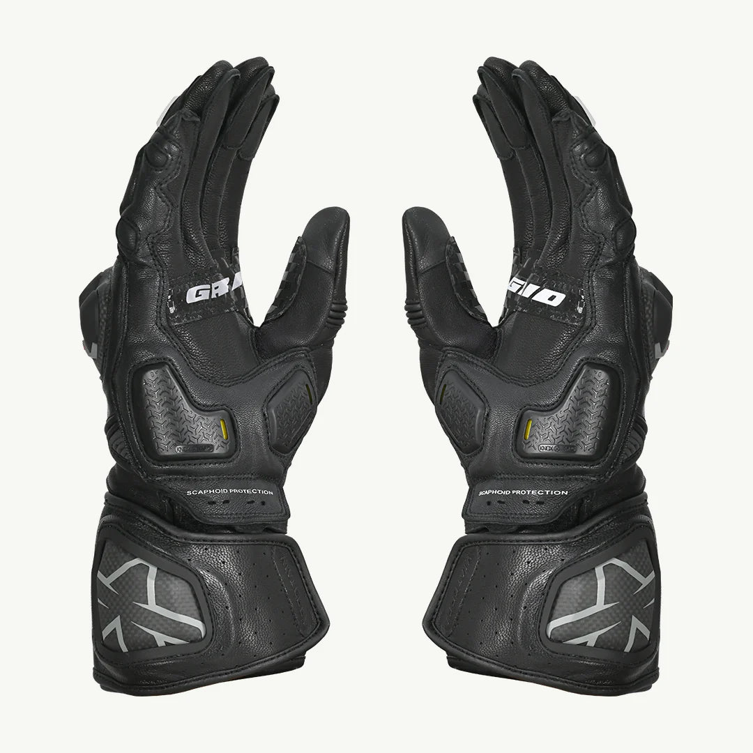 Viaterra Full Gauntlet Riding Gloves MK3 Grid
