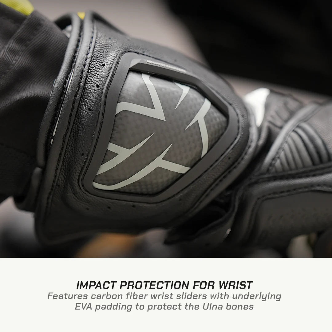 Viaterra Full Gauntlet Riding Gloves MK3 Grid