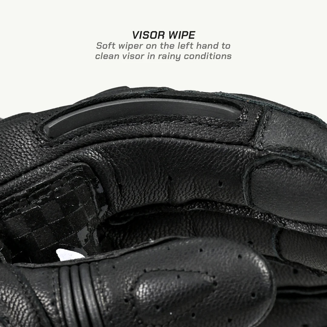 Viaterra Full Gauntlet Riding Gloves MK3 Grid