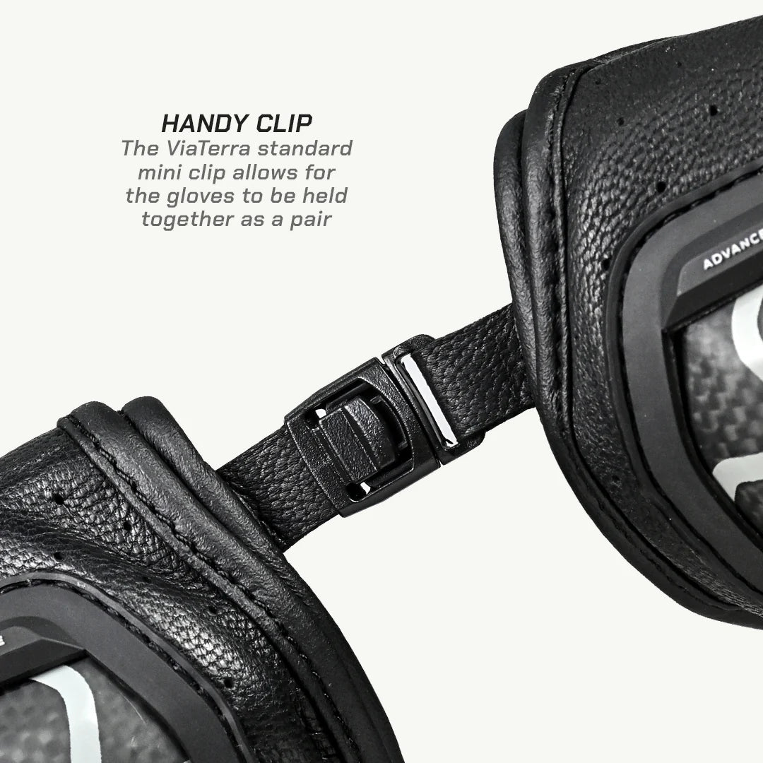 Viaterra Full Gauntlet Riding Gloves MK3 Grid