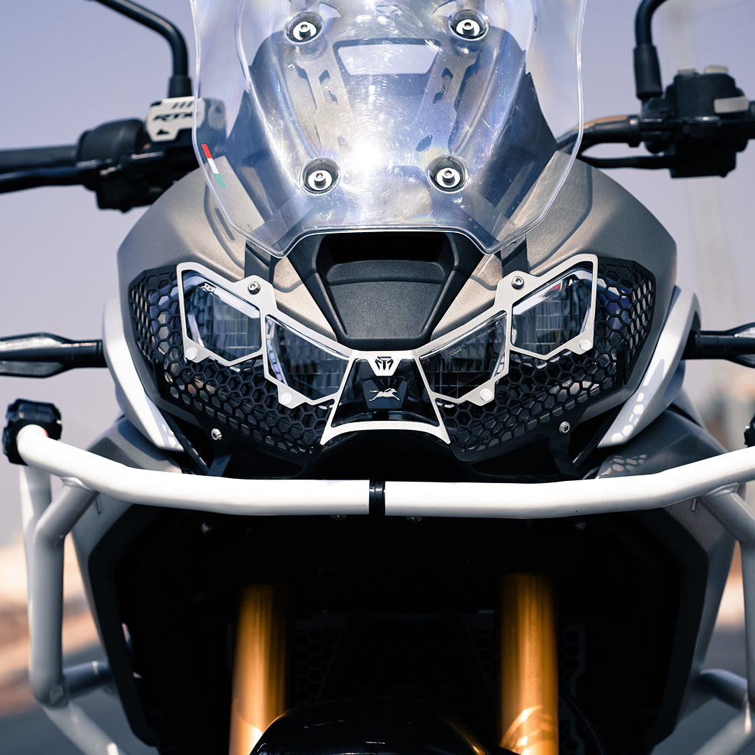 Moto Torque Headlight Grill Honeycomb For TVS Apache RTX 300