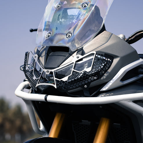 Moto Torque Headlight Grill Honeycomb For TVS Apache RTX 300