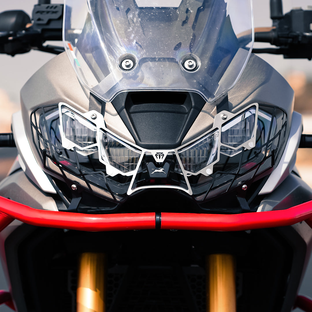 Moto Torque Headlight Grill Spider For TVS Apache RTX 300