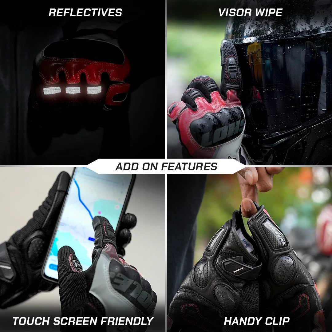 Viaterra Riding Gloves Holeshot Pro