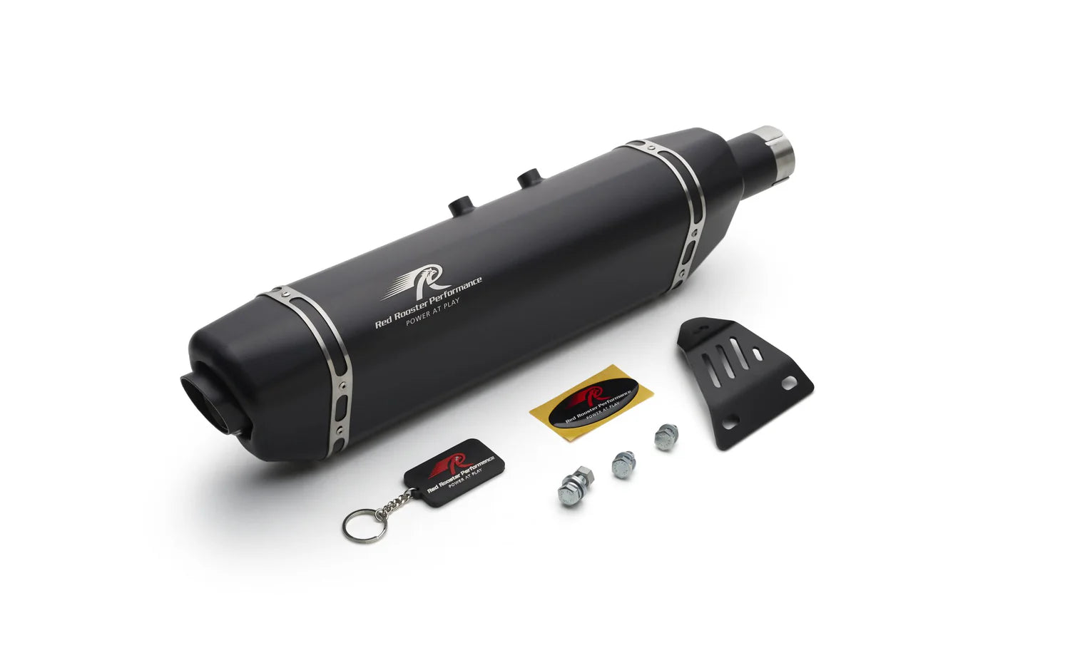 Red Rooster Performance Exhaust Vertex Black for Scram 411