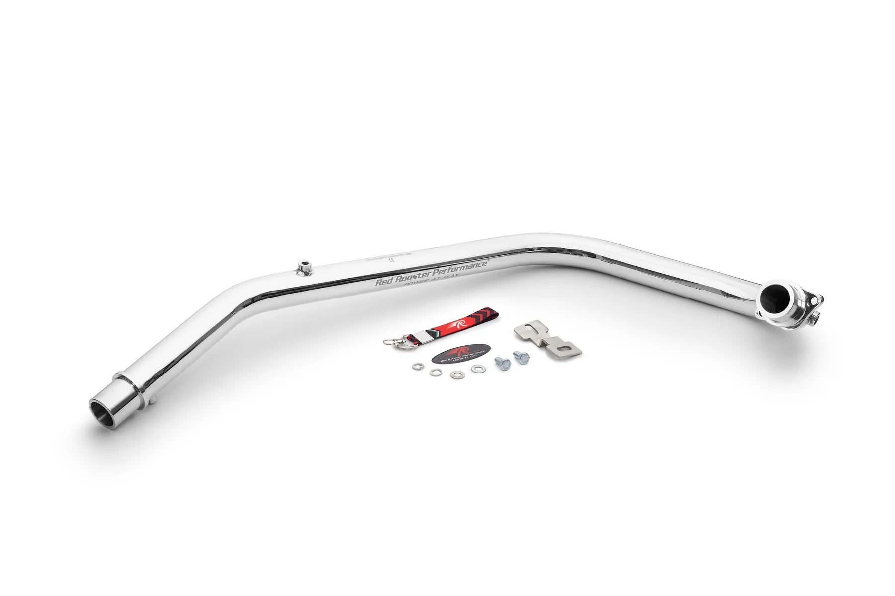 Red Rooster Performance Exhaust Header Pipe / Bend Pipe for Meteor 350 - Polish