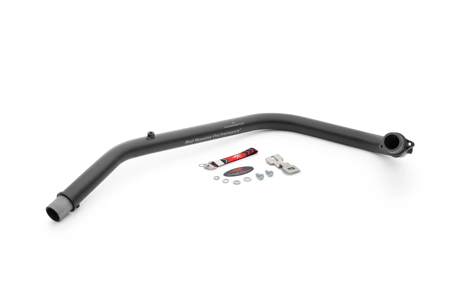 Red Rooster Performance Exhaust Header Pipe / Bend Pipe for Meteor 350 - Black