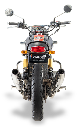 Silver Stallion Perfromance Twins Royal Enfield GT 650.