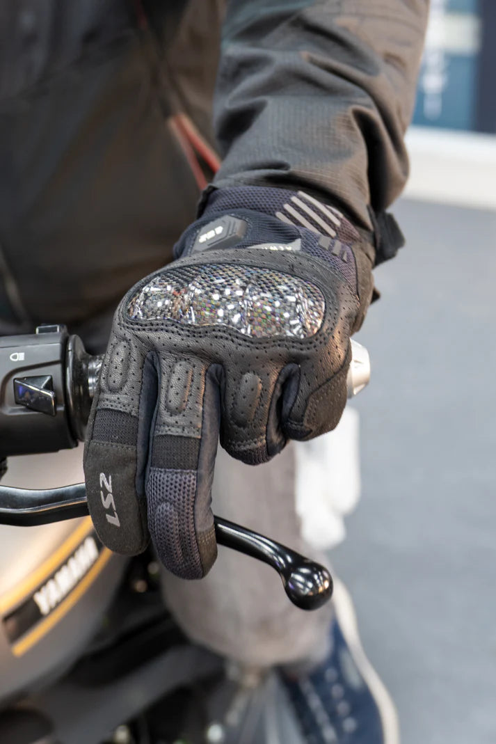 LS2 Riding Gloves Atom Black