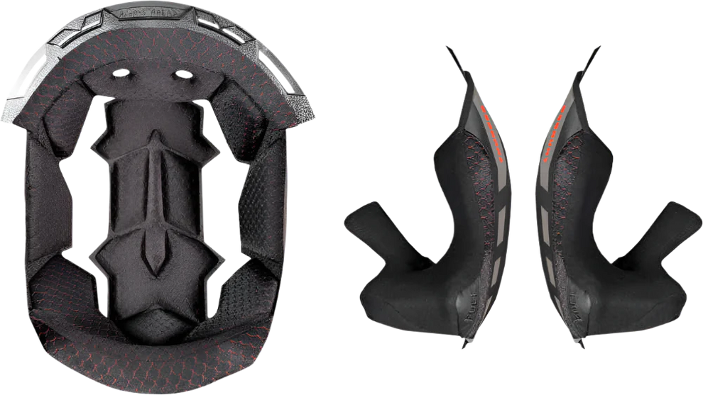 LS2 Spare Cheek Pads & Liner Set for FF805 Thunder Helmet – Genuine Replacement Kit, Best Ls2 Helmet Liners in India