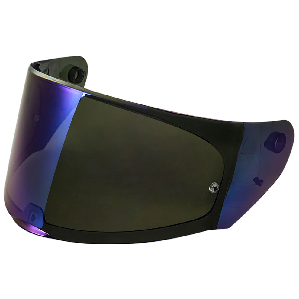 LS2 Spare Iridium Visor in Blue Color for Stream II (FF320) / Rapid II (FF353) / Storm II (FF800) Helmets - Pinlock Ready, UV & Scratch Resistant