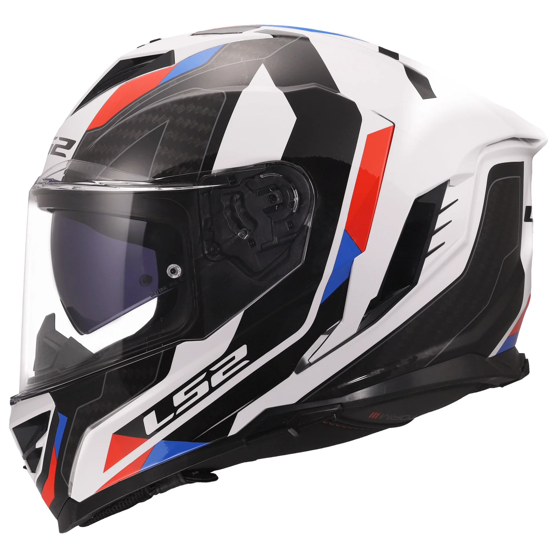 LS2 FF818 STROM III Sporty White Red Blue