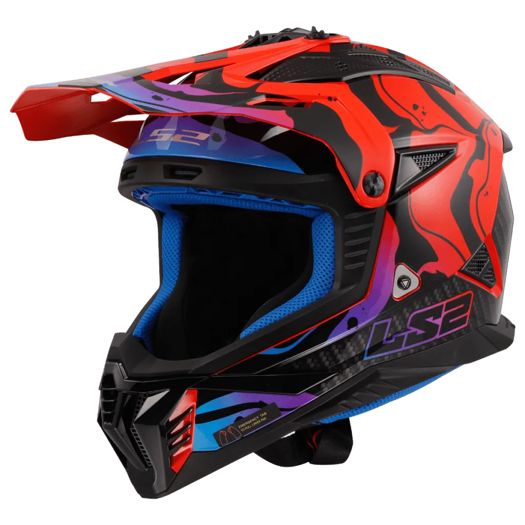 LS2 MX437 Fast II Wash White Off Road Helmet – Roadle