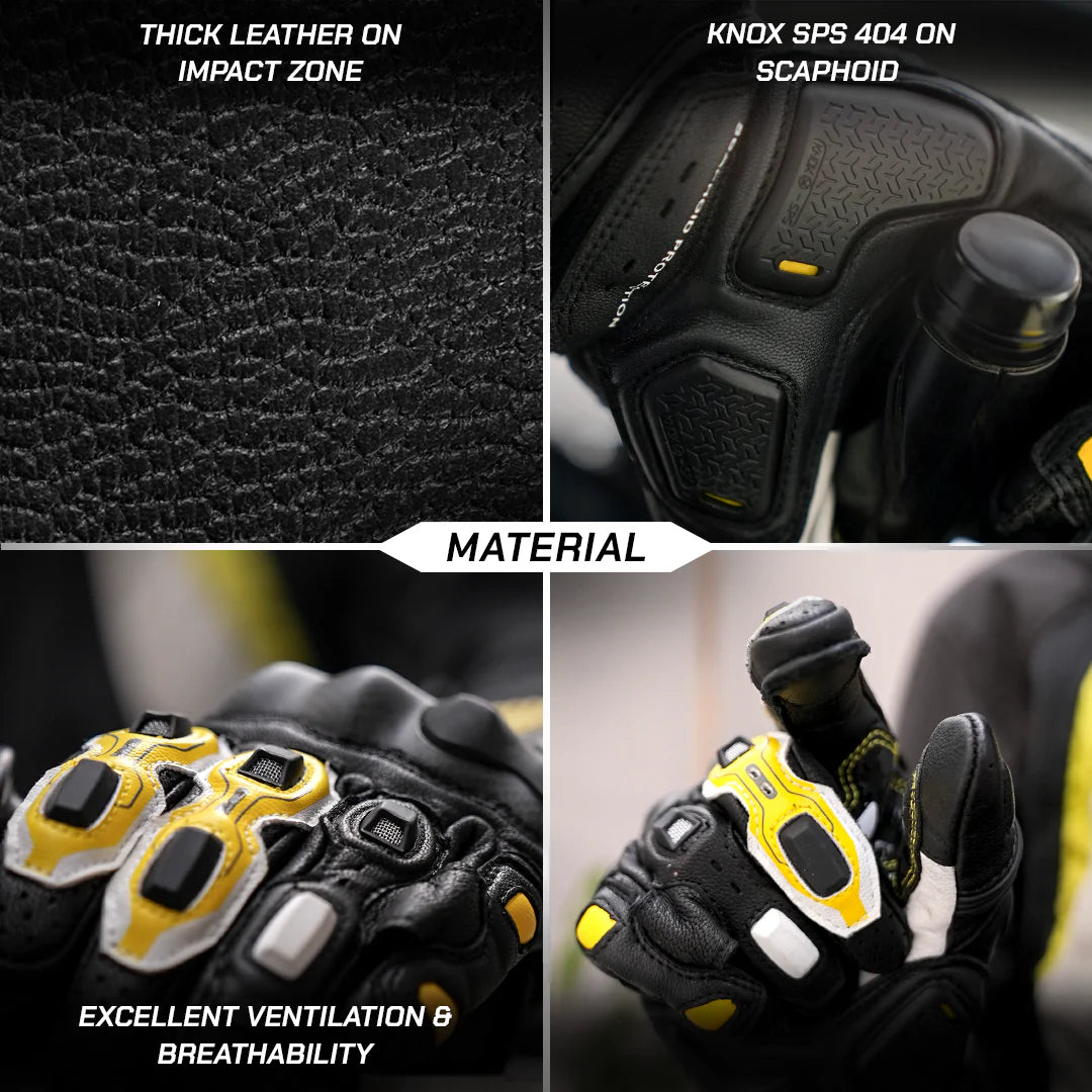Viaterra Full Gauntlet Riding Gloves MK3 Grid