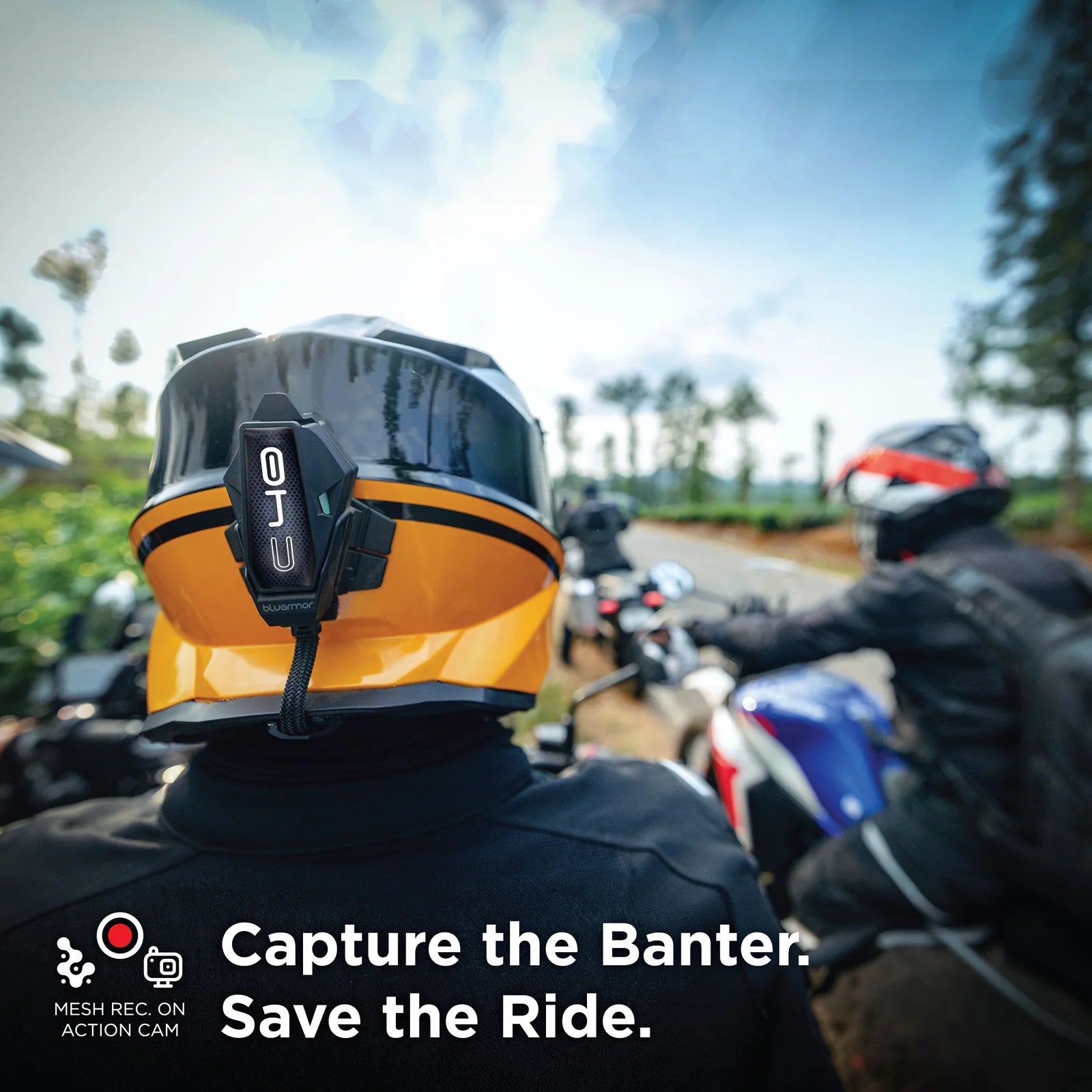 BluArmor C40 Motorcycle Bluetooth Helmet Intercom