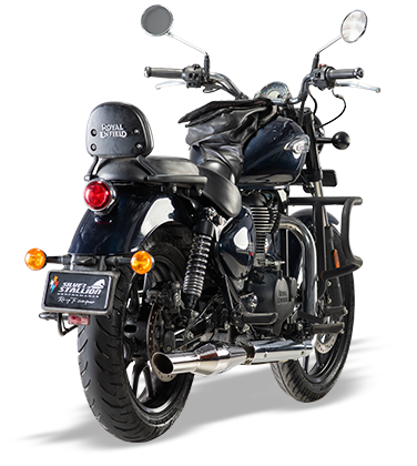 Silver Stallion Perfromance Sporty  Royal Enfield Meteor.